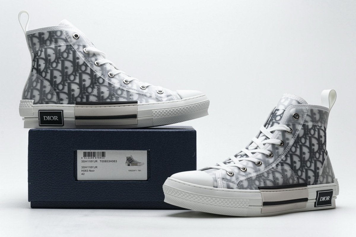 PK Dior B23 High Top Blue Oblique