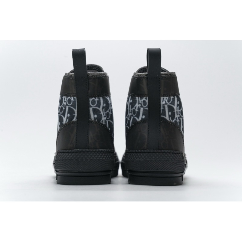PK Dior B23 High Top Canvas Oblique Black