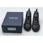 PK Dior B23 High Top Canvas Oblique Black