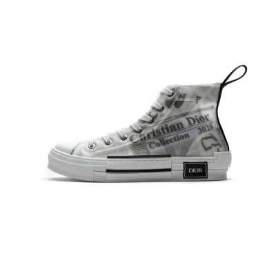 PK Dior B23 High Top Daniel Arsham Newspaper 01