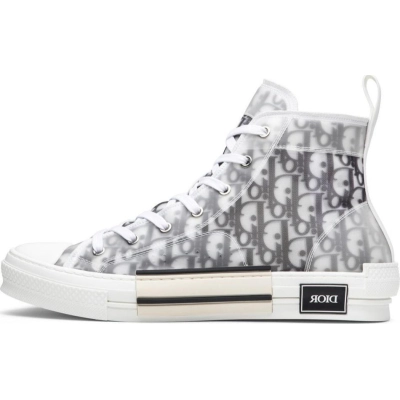 PK Dior B23 Oblique Linen Black 01