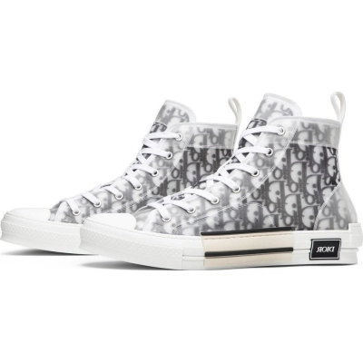 PK Dior B23 Oblique Linen Black 02