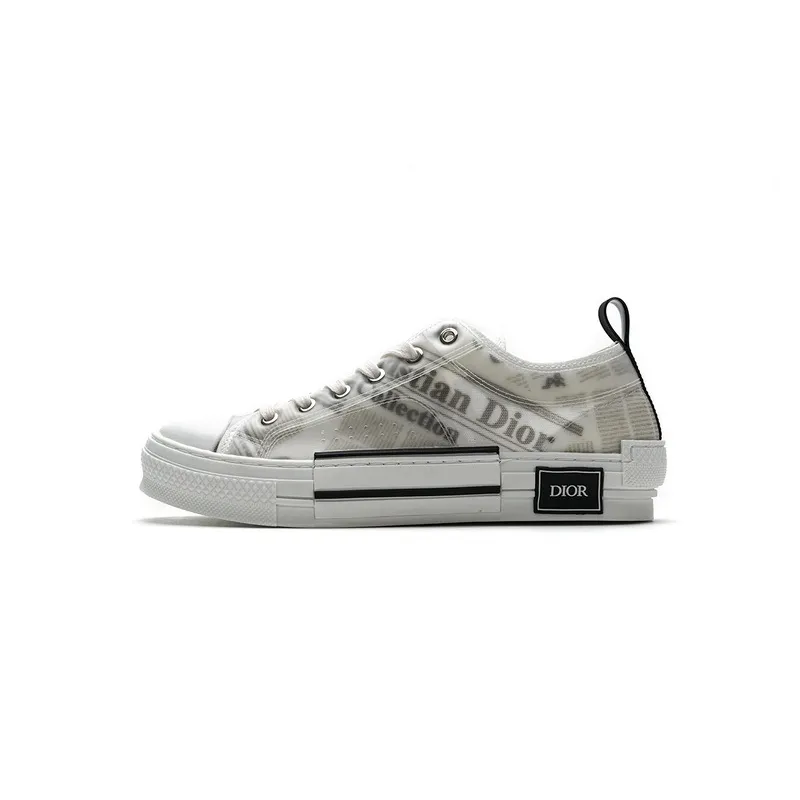 PK Dior B23 Low Top Daniel Asham Newspaper