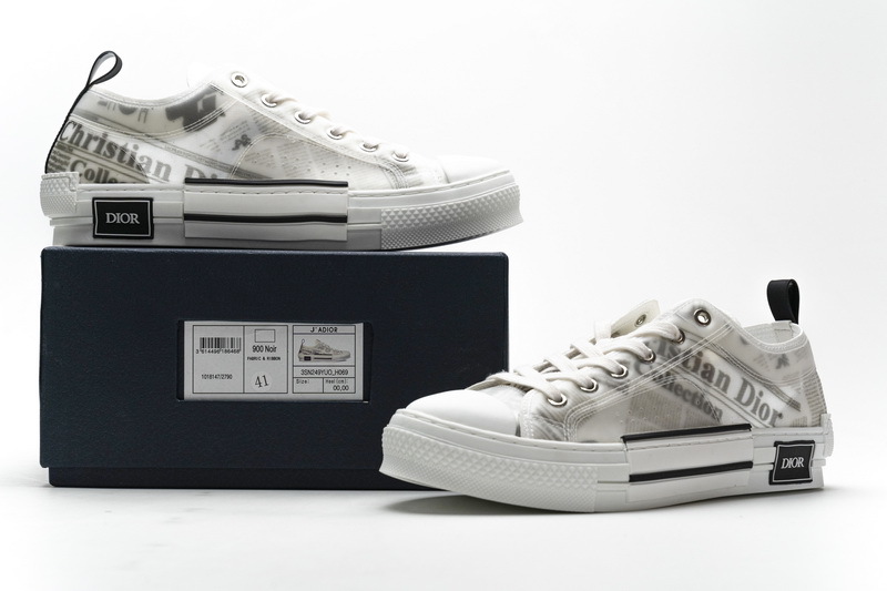 PK Dior B23 Low Top Daniel Asham Newspaper