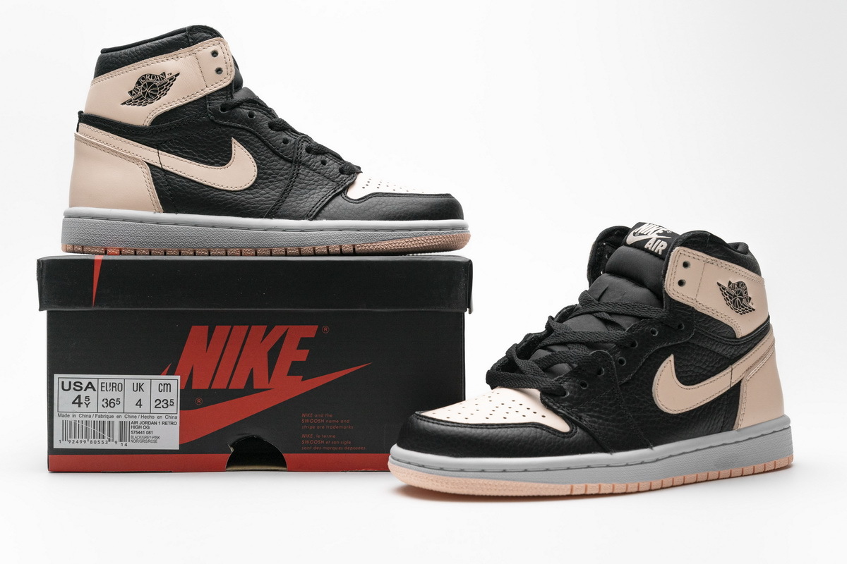 H12 Jordan 1 Retro High Black Crimson Tint, 555088-081