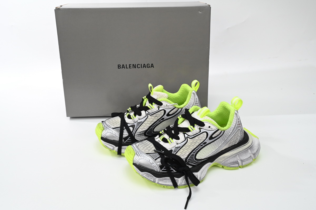  Perfectkicks Balenciaga 3-XL Black Black And White Blue, 734734 W3XL6 903