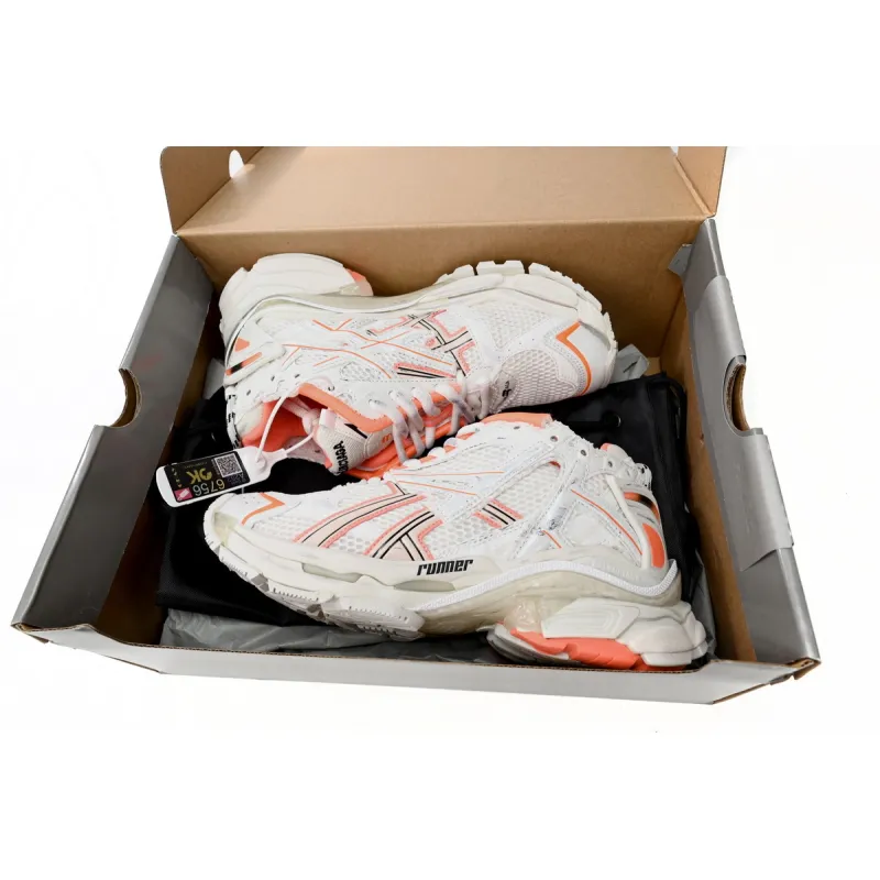 PK Balenciaga Runner White Orange, 677402 W1RB2 2115