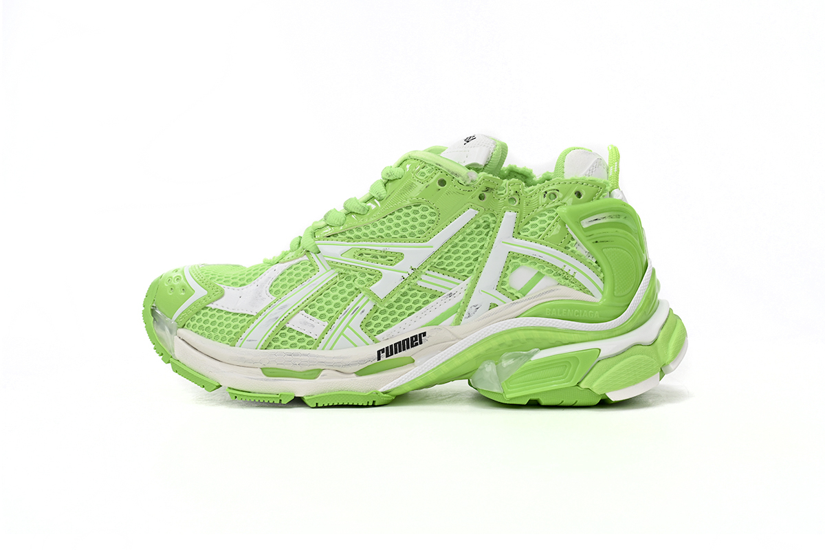  Perfectkicks Balenciaga Runner White Green, 677402 W3RBM 3590