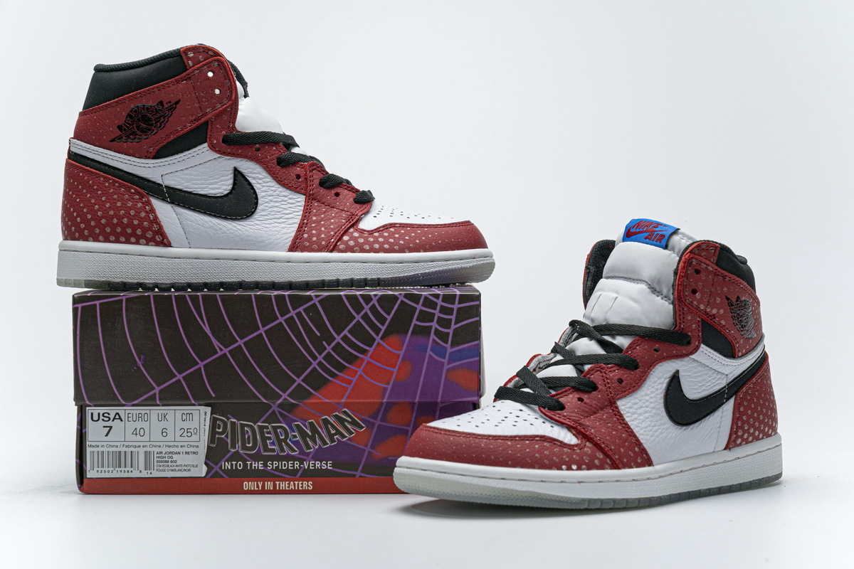PK Jordan 1 Retro High Spider-Man Origin Story, 555088-602