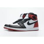 PK Jordan 1 Retro High Satin Black Toe (W), CD0461-016