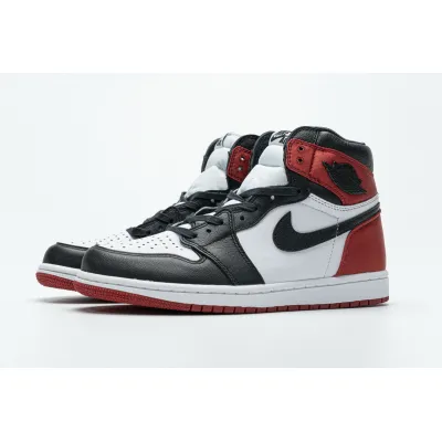 PK Jordan 1 Retro High Satin Black Toe (W), CD0461-016 02