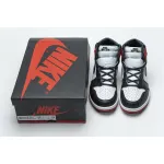 PK Jordan 1 Retro High Satin Black Toe (W), CD0461-016