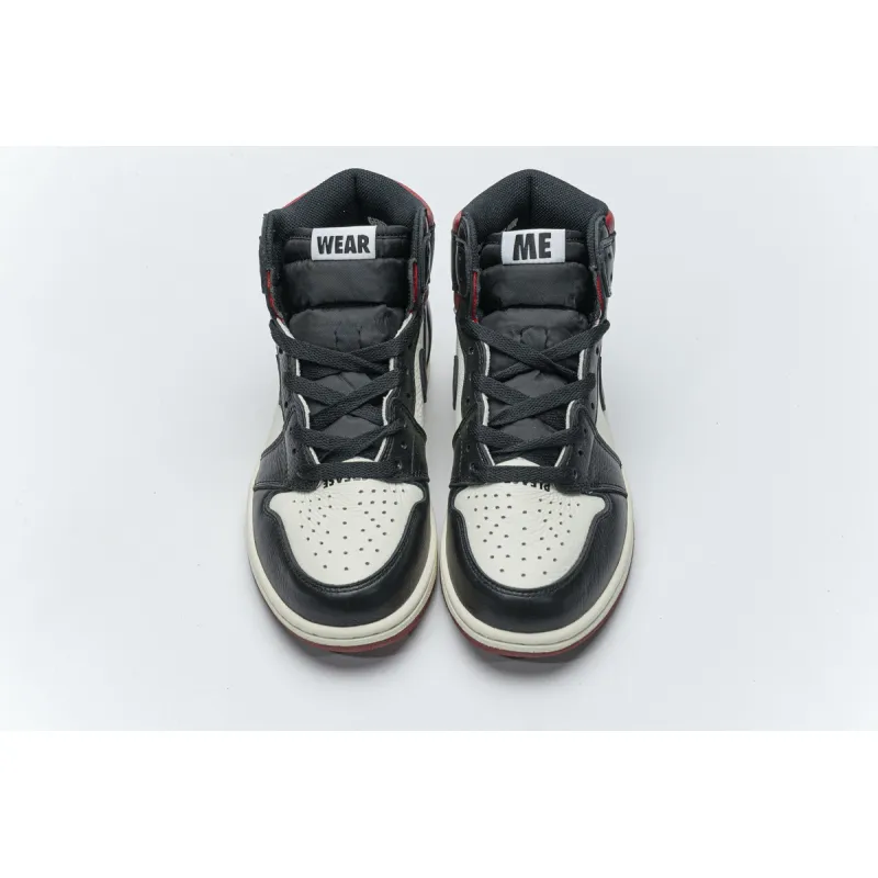 PK Jordan 1 Retro High "Not for Resale" Varsity Red, 861428-106