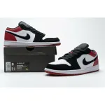 PK Jordan 1 Low Black Toe, 553558-116