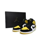 H12 Jordan 1 Mid Yellow Toe Black, 852542-071