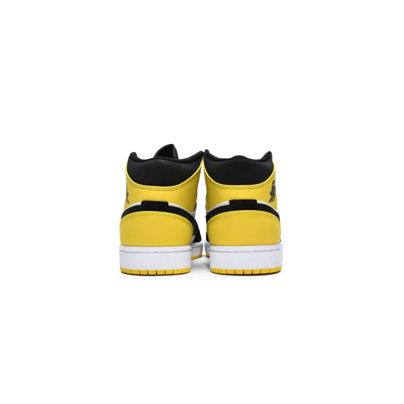 H12 Jordan 1 Mid Yellow Toe Black, 852542-071
