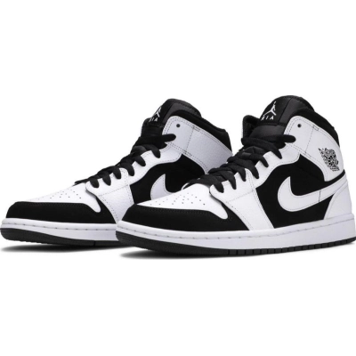 H12 Jordan 1 Mid White Black, 554724-113 02