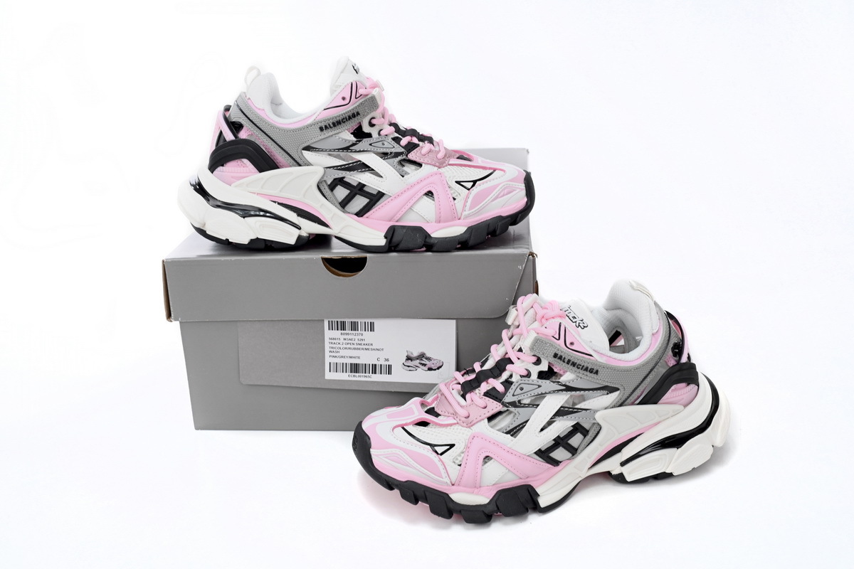  Perfectkicks Balenciaga Track 2 Sneaker Pink White, 568615 W3AE2 5291