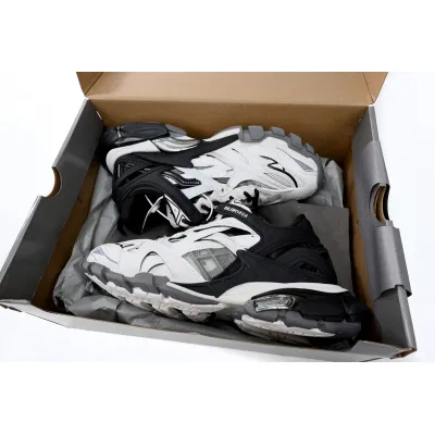 PK Balenciaga Track 2 Sneaker Black And White, 568614 W2GN3 1090 02