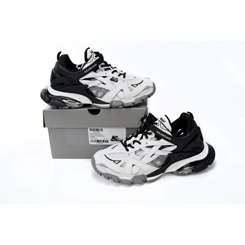 PK Balenciaga Track 2 Sneaker Black And White, 568614 W2GN3 1090