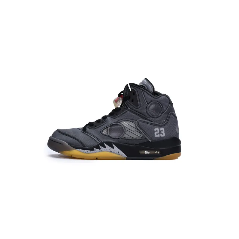 H12 Jordan 5 Retro Off-White Black, CT8480-001