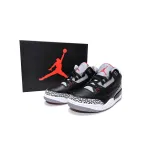 PK Jordan 3 Retro Black Cement (2018), 854262-001