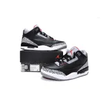 PK Jordan 3 Retro Black Cement (2018), 854262-001