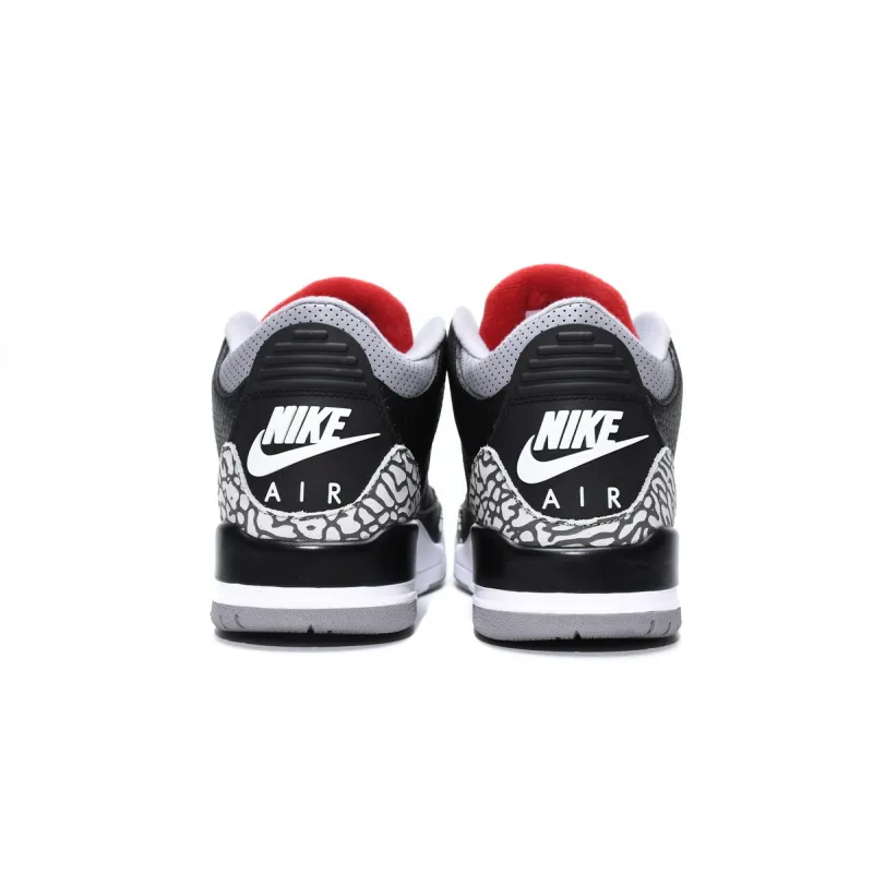 PK Jordan 3 Retro Black Cement (2018), 854262-001