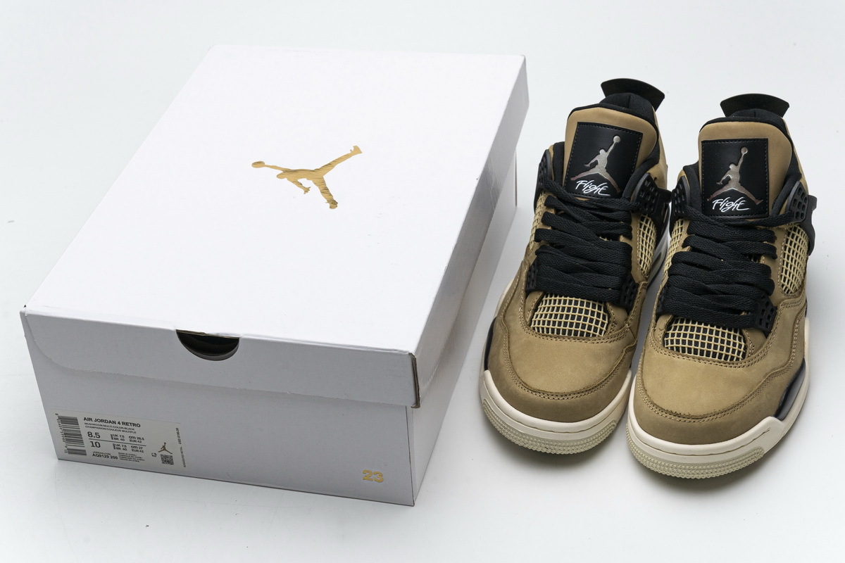 PK Jordan 4 Retro Fossil (W), AQ9129-200