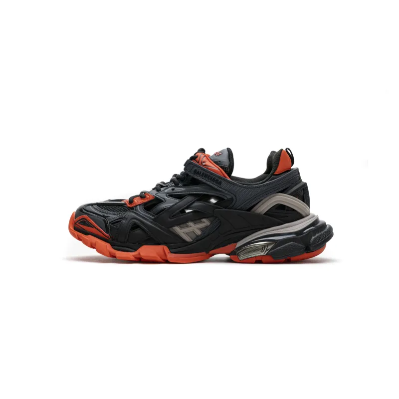 PK Balenciaga Track 2 Sneaker Dark Grey Orange, 570391 W2GN1 2002