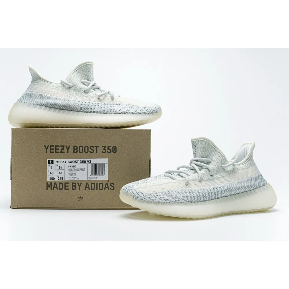 H12 Yeezy Boost 350 V2 Cloud White (Non-Reflective), FW3043