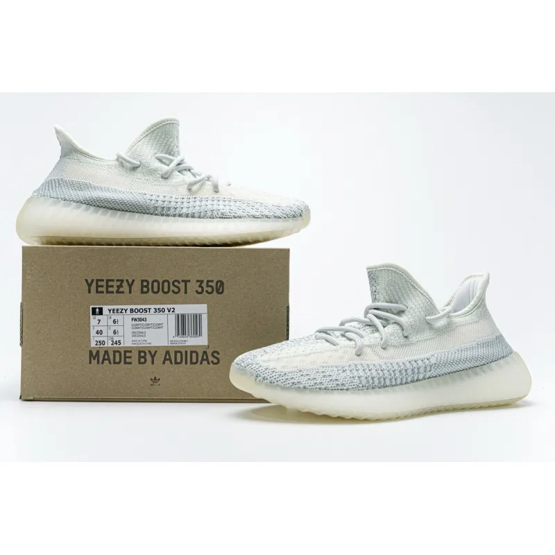 H12 Yeezy Boost 350 V2 Cloud White (Non-Reflective), FW3043
