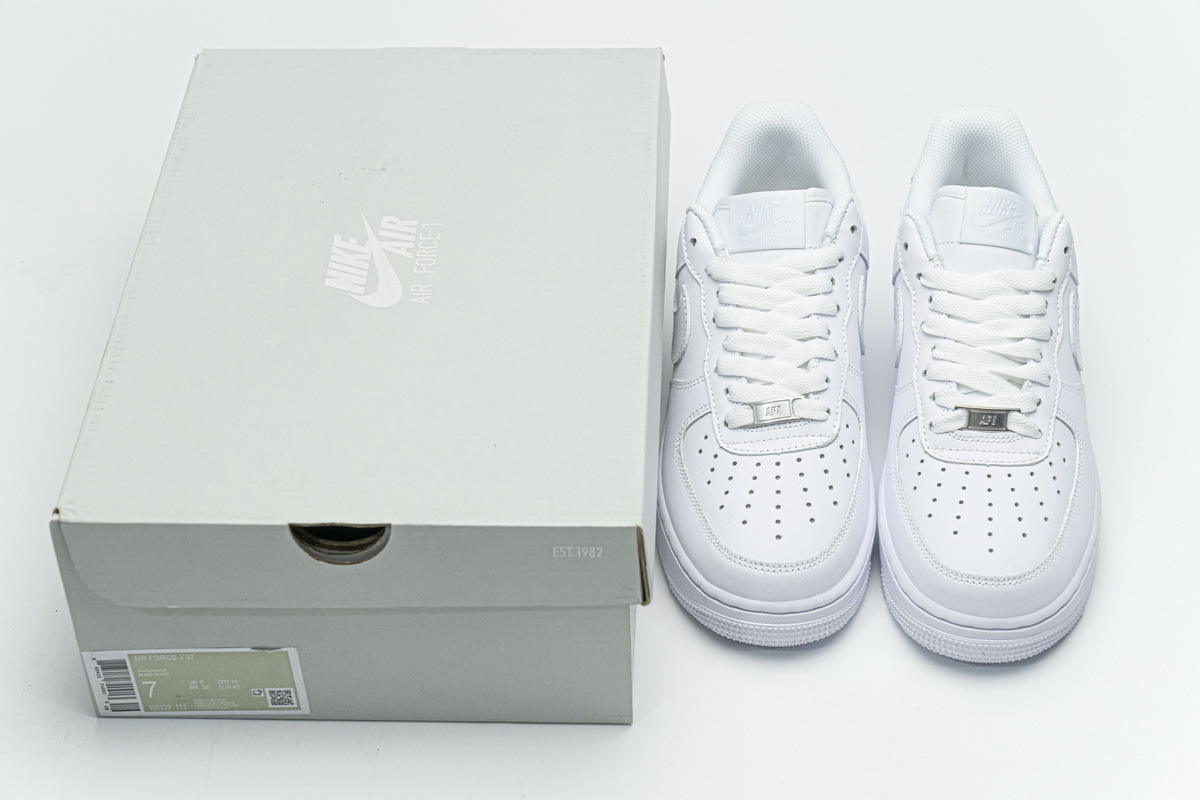 H12 Air Force 1 Low '07 White, 315122-111