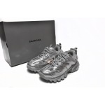 PK Balenciaga Track.2 Open Sneaker Bright Silver, 542436 W2FS3 8100