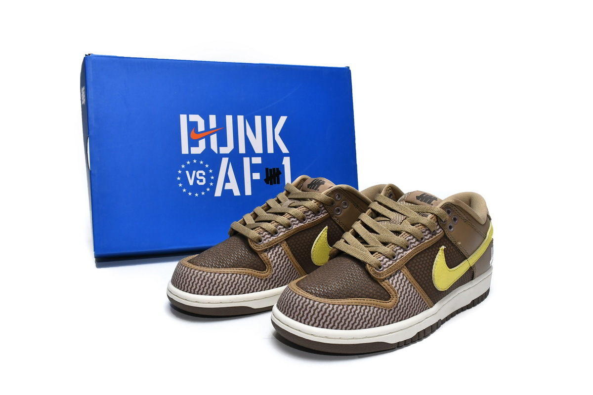 PK Dunk SB Low SP UNDEFEATED Canteen Dunk vs. AF1 Pack, DH3061-200