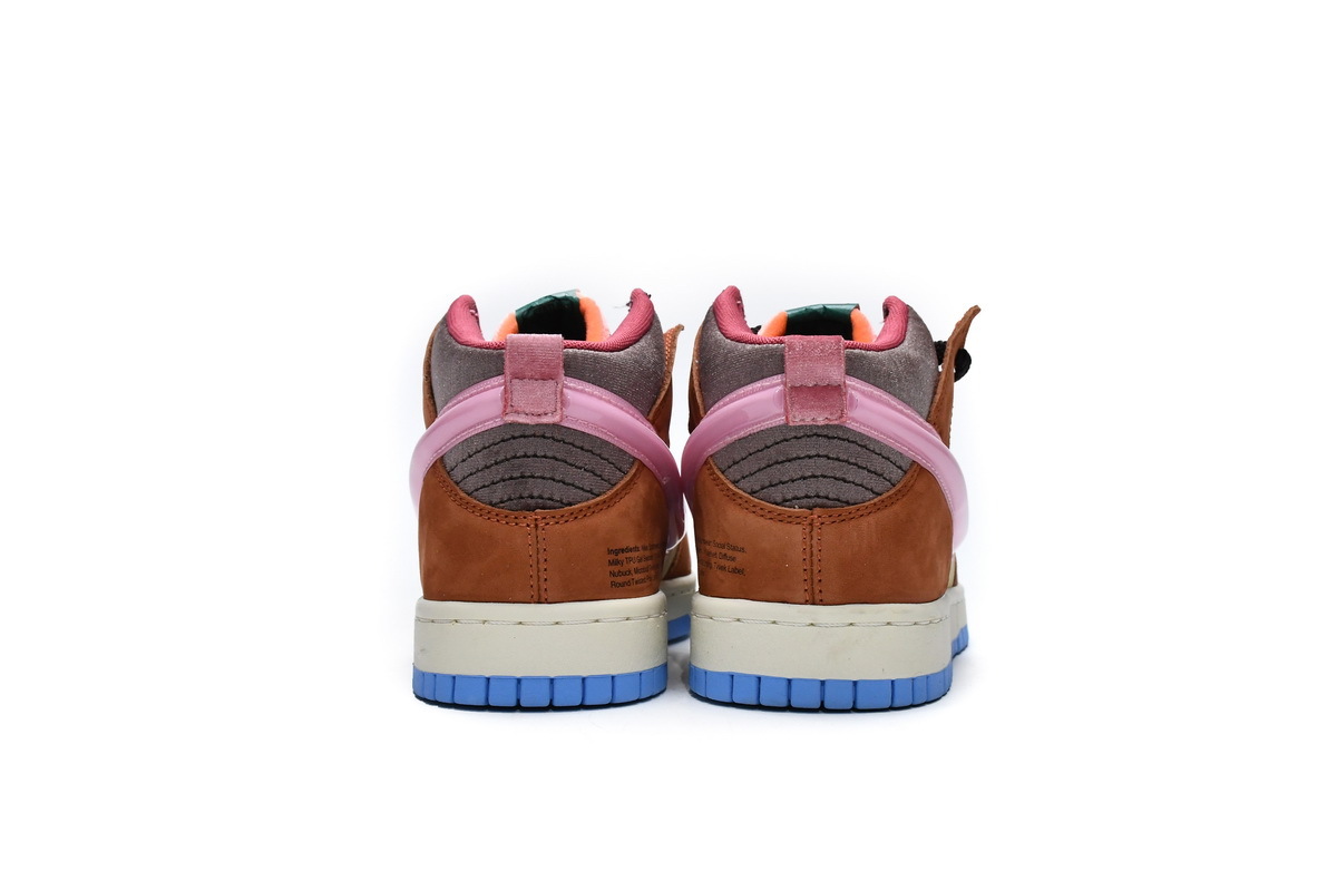 PK Dunk SB Mid Social Status Free Lunch Chocolate Milk, DJ1173-700