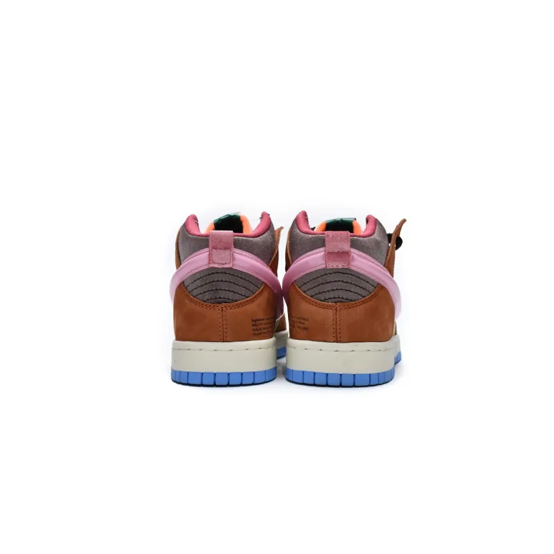 PK Dunk SB Mid Social Status Free Lunch Chocolate Milk, DJ1173-700