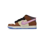 PK Dunk SB Mid Social Status Free Lunch Chocolate Milk, DJ1173-700