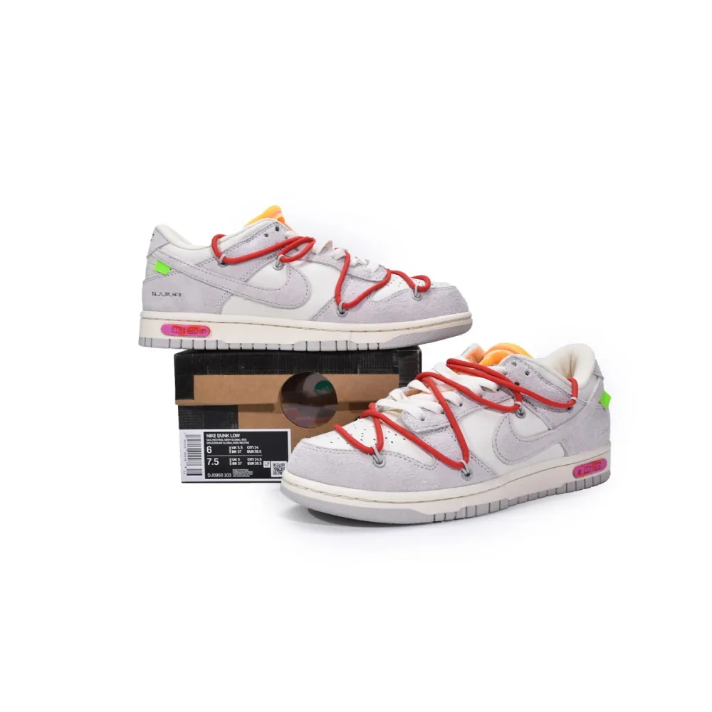 PK Dunk SB Low Off-White Lot 40, DJ0950-103