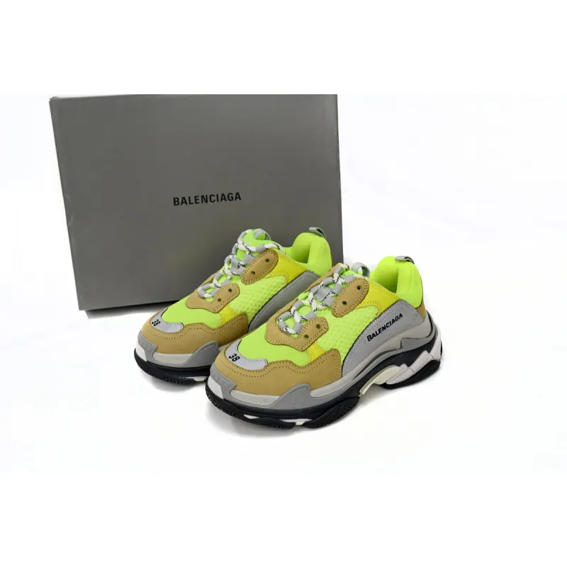 PK Balenciaga Triple Fluorescent Yellow, 524039 W0903 1801