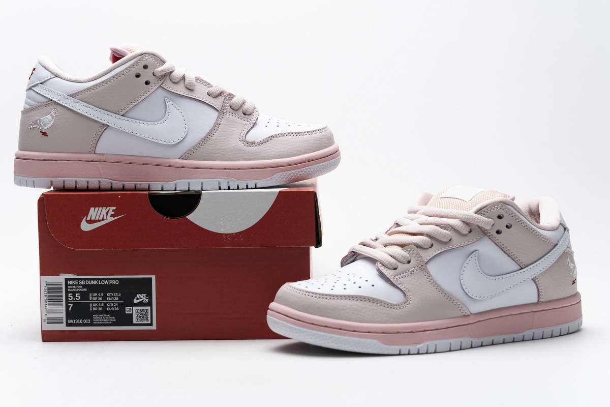 PK Dunk SB Low PRO OG QS "Pink Pigeon", BV1310-012
