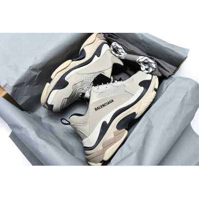 PK Balenciaga Triple S Vanilla Color, 536737 W09O6 9787 02