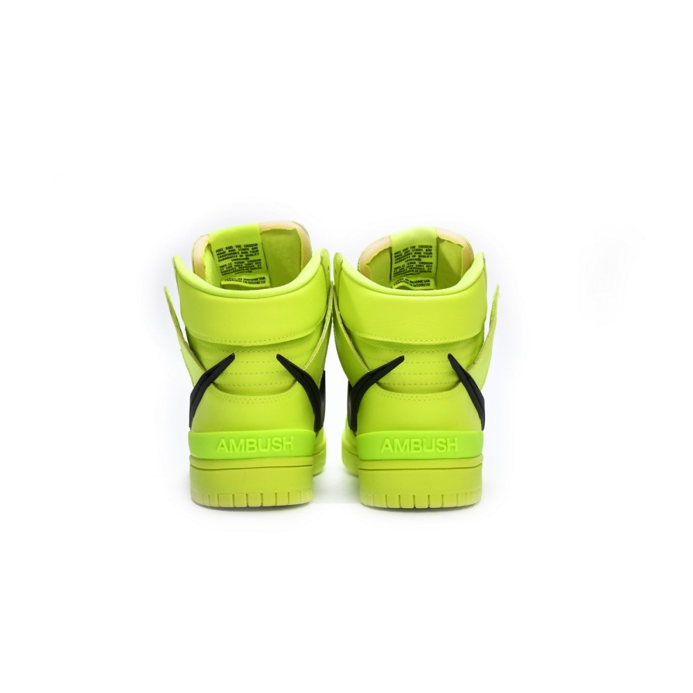 PK Dunk SB High AMBUSH Flash Lime, CU7544-300