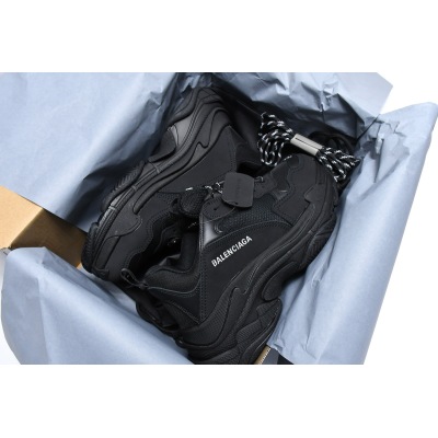 PK Balenciaga Triple S Black, 536737 W09O6 9787 02