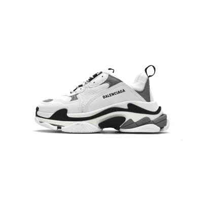 PK Balenciaga Triple S White Grey, 536737 W09O1 9089 01