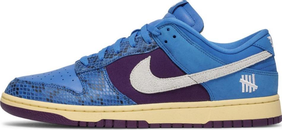 PK Dunk SB Low Undefeated 5 On It Dunk vs. AF1, DH6508-400