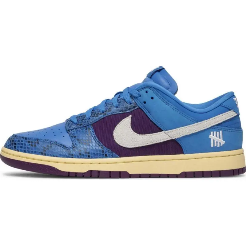PK Dunk SB Low Undefeated 5 On It Dunk vs. AF1, DH6508-400