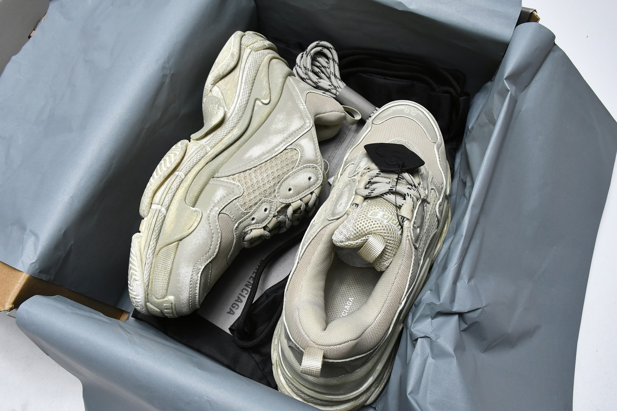  Perfectkicks Balenciaga Triple S Beige, 536737 W3CN3 9700
