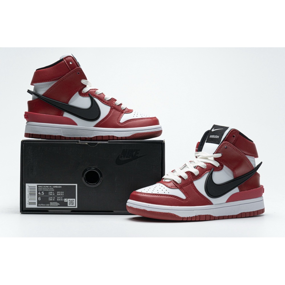 PK Dunk SB High Varsity Red Black White, CU7544-102