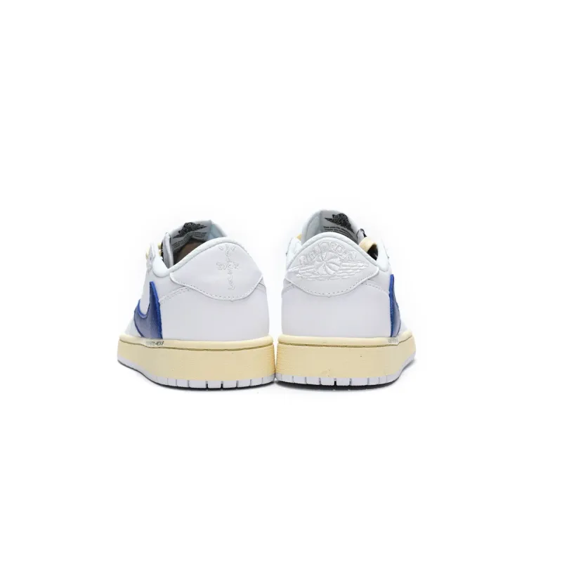 PK Travis Scott x Air Jordan 1 Low White Blue, DH68369-186